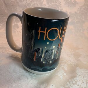 HOUSTON  Nasa 16 Ounce White Ceramic Coffee Tea Cocoa Collector Mug  Thailand